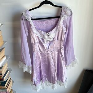Lavender Lace Dress
